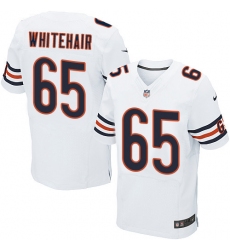 Men's Nike Chicago Bears #65 Cody Whitehair Elite White NFL Jersey