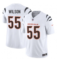 Men's Cincinnati Bengals #55 Logan Wilson White 2025 F.U.S.E. Vapor Untouchable Limited Stitched Football Jersey