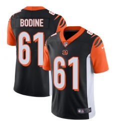 Men's Nike Cincinnati Bengals #61 Russell Bodine Vapor Untouchable Limited Black Team Color NFL Jersey
