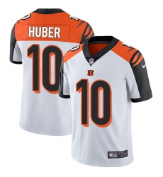 Men's Nike Cincinnati Bengals #10 Kevin Huber Vapor Untouchable Limited White NFL Jersey