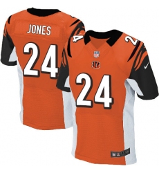 Men's Nike Cincinnati Bengals #24 Adam Jones Elite Orange Alternate NFL Jersey