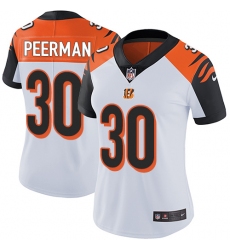 Women's Nike Cincinnati Bengals #30 Cedric Peerman Vapor Untouchable Limited White NFL Jersey