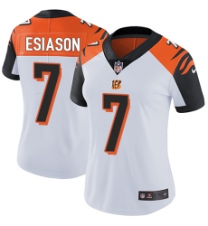 Women's Nike Cincinnati Bengals #7 Boomer Esiason Vapor Untouchable Limited White NFL Jersey