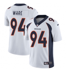 Men's Nike Denver Broncos #94 DeMarcus Ware White Vapor Untouchable Limited Player NFL Jersey