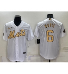 Men's New York Mets #6 Starling Marte White 2022 All Star Stitched Cool Base Nike Jersey