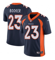 Youth Nike Denver Broncos #23 Devontae Booker Navy Blue Alternate Vapor Untouchable Limited Player NFL Jersey