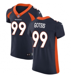 Men's Nike Denver Broncos #99 Adam Gotsis Navy Blue Alternate Vapor Untouchable Elite Player NFL Jersey