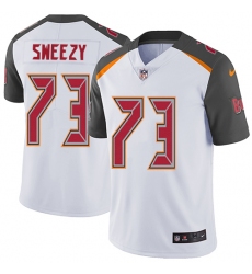 Men's Nike Tampa Bay Buccaneers #73 J. R. Sweezy White Vapor Untouchable Limited Player NFL Jersey