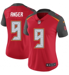 Women's Nike Tampa Bay Buccaneers #9 Bryan Anger Red Team Color Vapor Untouchable Limited Player NFL Jersey