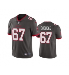 Men's Tampa Bay Buccaneers #67 Luke Goedeke Gray Vapor Untouchable Limited Stitched Jersey