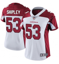 Women's Nike Arizona Cardinals #53 A.Q. Shipley White Vapor Untouchable Limited Player NFL Jersey