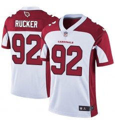 Men's Nike Arizona Cardinals #92 Frostee Rucker White Vapor Untouchable Limited Player NFL Jersey