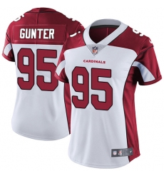 Women's Nike Arizona Cardinals #95 Rodney Gunter White Vapor Untouchable Limited Player NFL Jersey