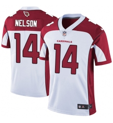 Men's Nike Arizona Cardinals #14 J.J. Nelson White Vapor Untouchable Limited Player NFL Jersey
