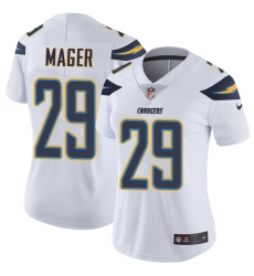 Women's Nike Los Angeles Chargers #29 Craig Mager Elite White NFL Jersey