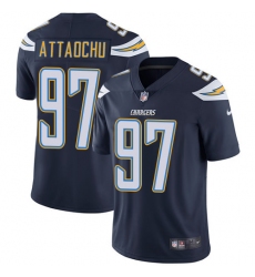 Youth Nike Los Angeles Chargers #97 Jeremiah Attaochu Navy Blue Team Color Vapor Untouchable Limited Player NFL Jersey