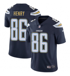 Youth Nike Los Angeles Chargers #86 Hunter Henry Elite Navy Blue Team Color NFL Jersey