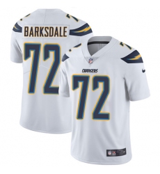Youth Nike Los Angeles Chargers #72 Joe Barksdale White Vapor Untouchable Limited Player NFL Jersey