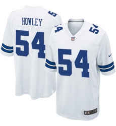 Men's Nike Dallas Cowboys #54 Chuck Howley Game White NFL Jersey