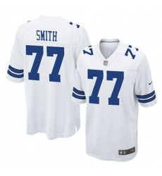 Men's Nike Dallas Cowboys #77 Tyron Smith Game White NFL Jersey Men's Nike Dallas Cowboys #77 Tyron Smith Game White NFL Jersey