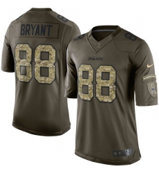 Youth Nike Dallas Cowboys #88 Dez Bryant Elite Green Salute to Service NFL Jersey
