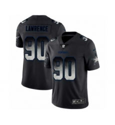 Men Dallas Cowboys #90 Demarcus Lawrence Black Smoke Fashion Limited Jersey