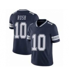 Men's Dallas Cowboys #10 Cooper Rush Navy Vapor Limited Stitched Jersey