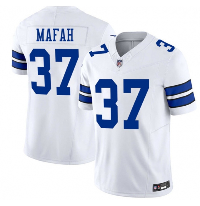 Men's Dallas Cowboys #37 Phil Mafah White 2025 F.U.S.E Vapor Untouchable Limited Football Stitched Jersey