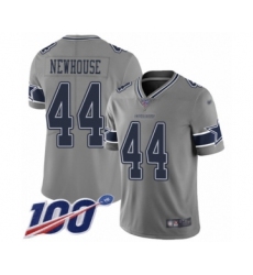 Youth Dallas Cowboys #44 Robert Newhouse Limited Gray Inverted Legend 100th Season Football Jersey
