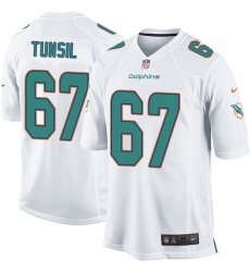 Youth Nike Miami Dolphins #67 Laremy Tunsil Game White NFL Jersey