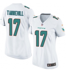 Women's Nike Miami Dolphins #17 Ryan Tannehill Game White NFL Jersey