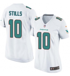 Women's Nike Miami Dolphins #10 Kenny Stills Game White NFL Jersey