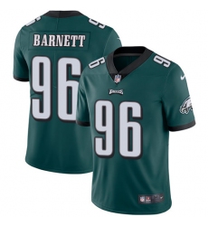 Youth Nike Philadelphia Eagles #96 Derek Barnett Midnight Green Team Color Vapor Untouchable Limited Player NFL Jersey