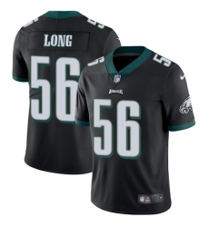 Men's Nike Philadelphia Eagles #56 Chris Long Black Alternate Vapor Untouchable Limited Player NFL Jersey