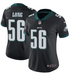 Women's Nike Philadelphia Eagles #56 Chris Long Black Alternate Vapor Untouchable Limited Player NFL Jersey