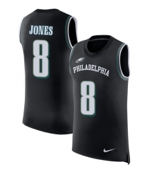 Men's Nike Philadelphia Eagles #8 Donnie Jones Limited Black Rush Player Name & Number Tank Top NFL Jersey