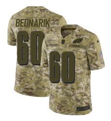 Men's Nike Philadelphia Eagles #60 Chuck Bednarik Limited Camo 2018 Salute to Service NFL Jersey