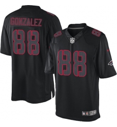Men's Nike Atlanta Falcons #88 Tony Gonzalez Limited Black Impact NFL Jersey