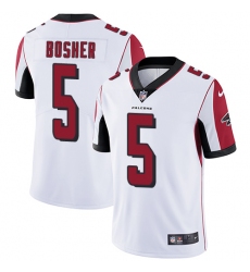 Youth Nike Atlanta Falcons #5 Matt Bosher White Vapor Untouchable Limited Player NFL Jersey
