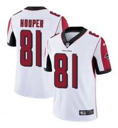 Men's Nike Atlanta Falcons #81 Austin Hooper White Vapor Untouchable Limited Player NFL Jersey