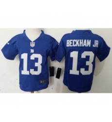 Nike New York Giants #13 Odell Beckham Jr Blue Toddlers