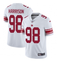 Youth Nike New York Giants #98 Damon Harrison Elite White NFL Jersey