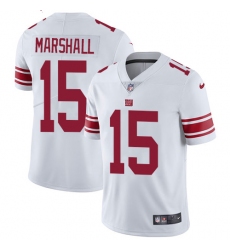 Youth Nike New York Giants #15 Brandon Marshall Elite White NFL Jersey