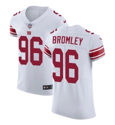 Men's Nike New York Giants #96 Jay Bromley White Vapor Untouchable Elite Player NFL Jersey