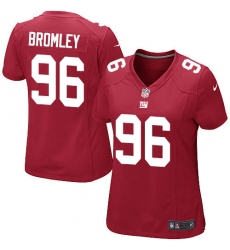 Women's Nike New York Giants #96 Jay Bromley Game Red Alternate NFL Jersey
