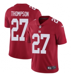 Youth Nike New York Giants #27 Darian Thompson Red Alternate Vapor Untouchable Limited Player NFL Jersey