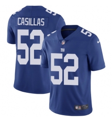 Men's Nike New York Giants #52 Jonathan Casillas Royal Blue Team Color Vapor Untouchable Limited Player NFL Jersey
