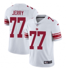 Men's Nike New York Giants #77 John Jerry White Vapor Untouchable Limited Player NFL Jersey