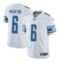 Youth Nike Detroit Lions #6 Sam Martin Limited White Vapor Untouchable NFL Jersey