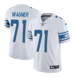 Men's Nike Detroit Lions #71 Ricky Wagner Elite White NFL Jersey